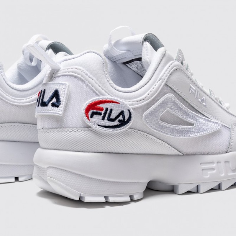 Tenis Fila Disruptor II Patches - Blanco