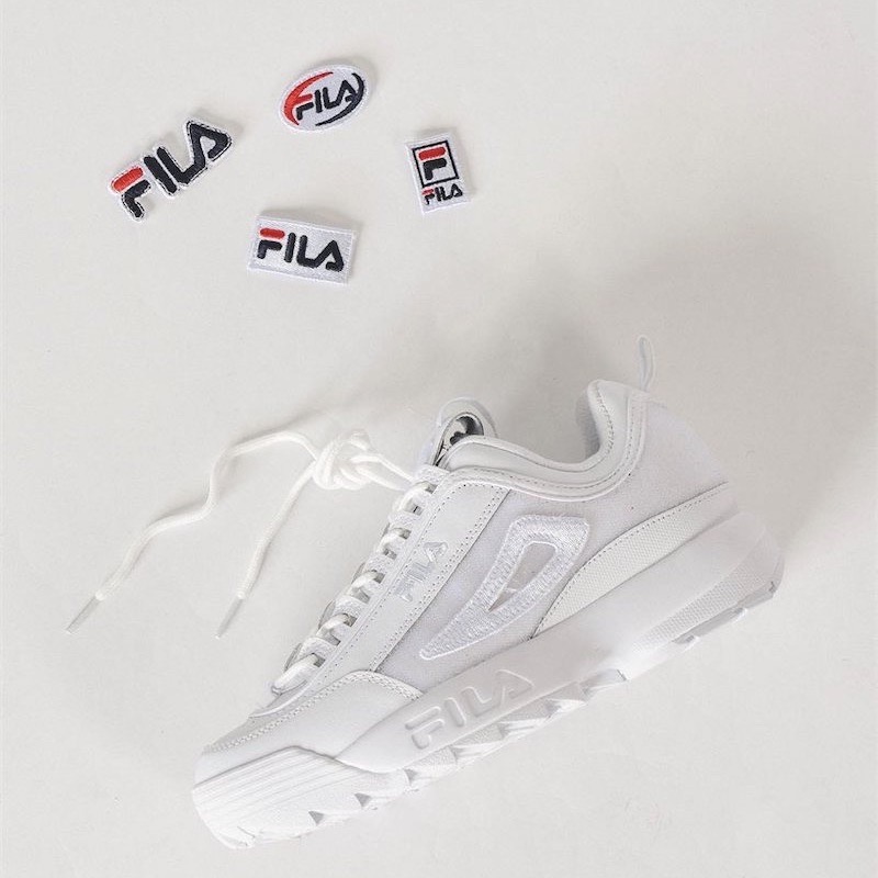 Tenis Fila Disruptor II Patches - Blanco