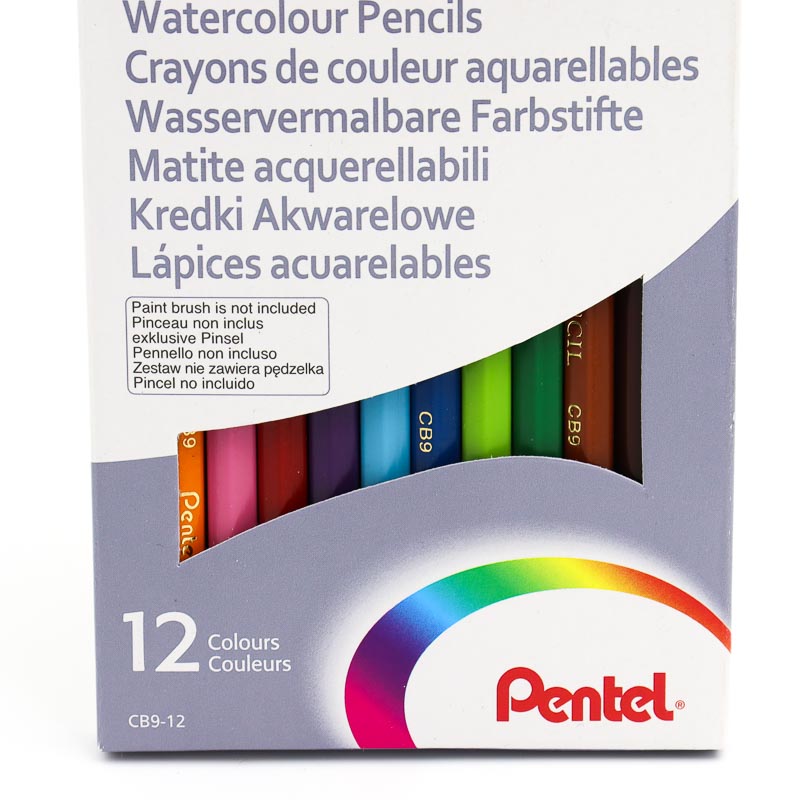 Lapices Acuarelables Colores Pentel 12 Pzas