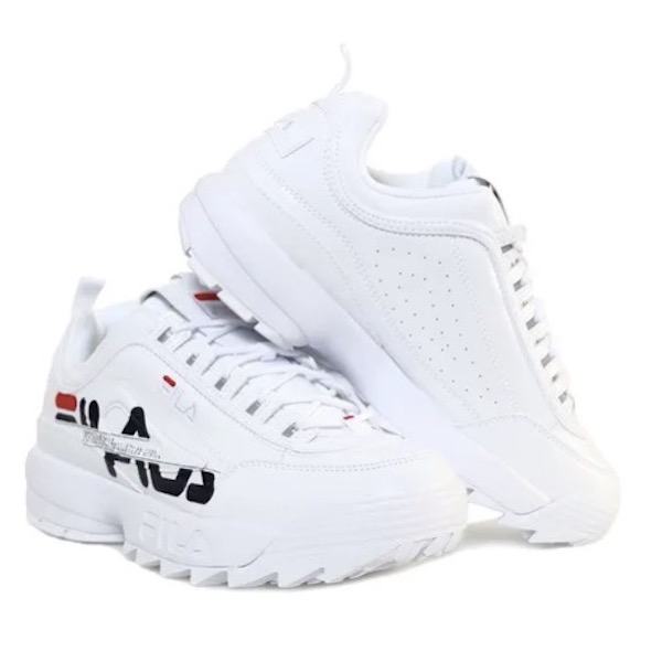Tenis Fila Disruptor II Print - Blanco