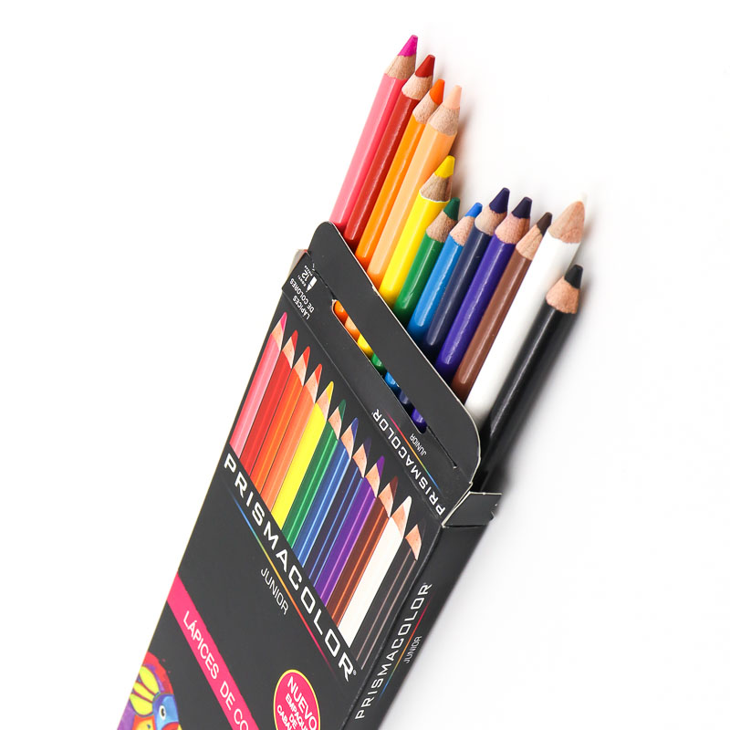 Lápices de Colores Prismacolor Junior Redondo 12 pzas, Colores