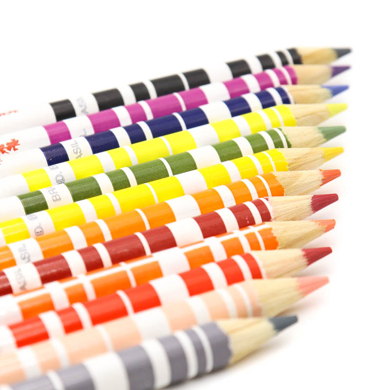 Lapices De Colores Duo Faber Castell Redondo 12=24colores