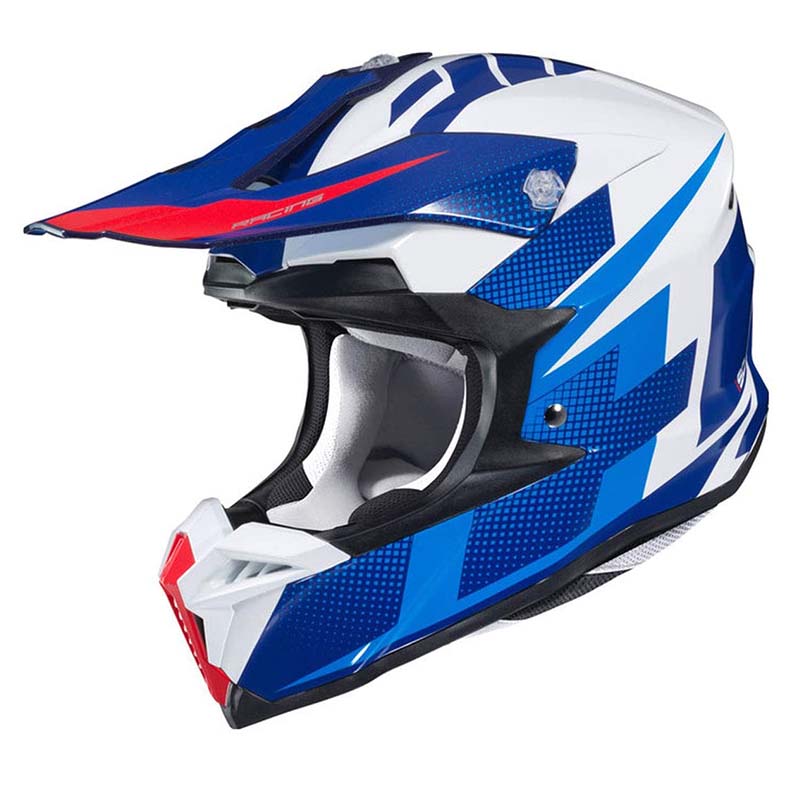 Casco Motocross Hjc I-50 Argos Enduro Mtb Cuatrimoto Azul
