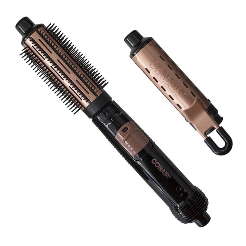CEPILLO DE AIRE CALIENTE Y TENAZA RIZADORA AIRECARE 2 EN 1 CD160RGES    