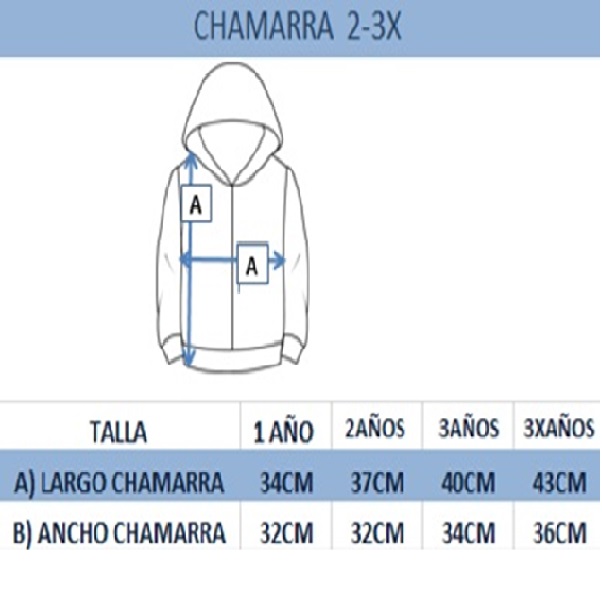 Chamarra bord Osito polar c/ moño