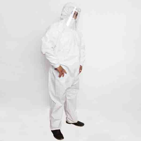 Overol  protector con gorro,  desechable, traje Tyveck