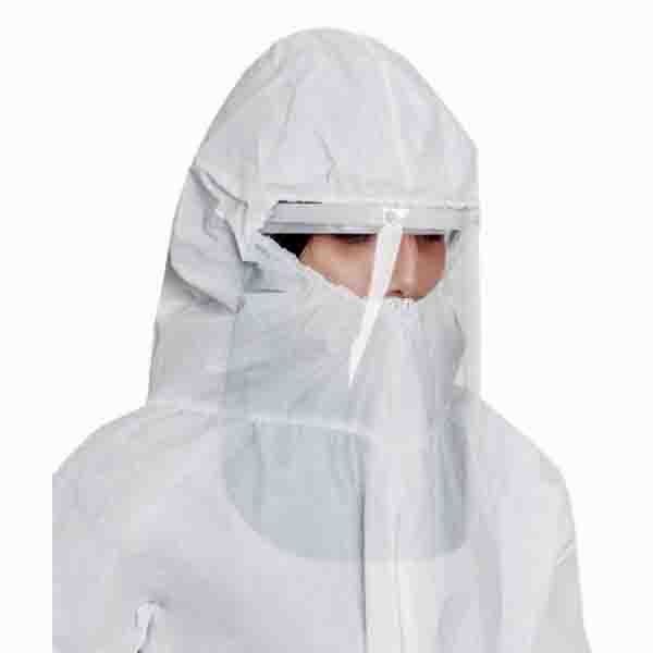 Overol  protector con gorro,  desechable, traje Tyveck