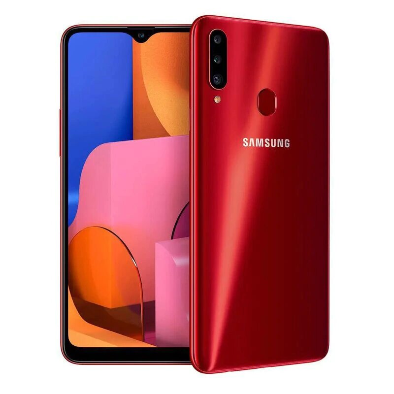Smartphone Samsung Galaxy A20s Rojo 32Gb Desbloqueado
