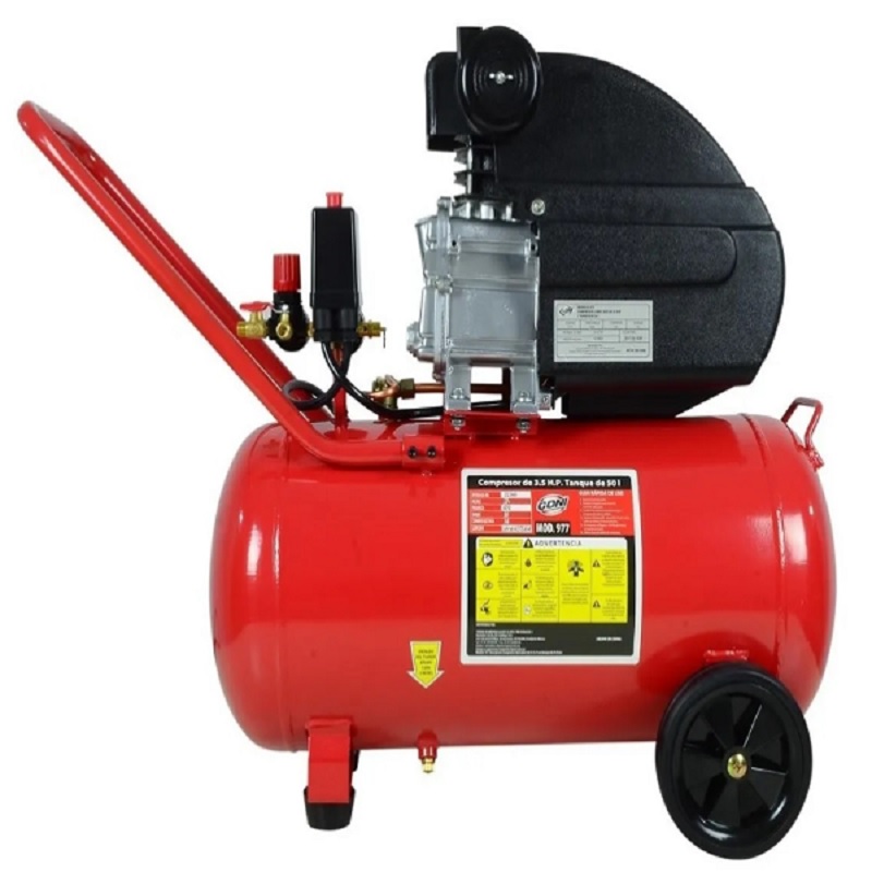 Compresor Goni de 3.5 HP con tanque de 50 lts Modelo 977 Goni