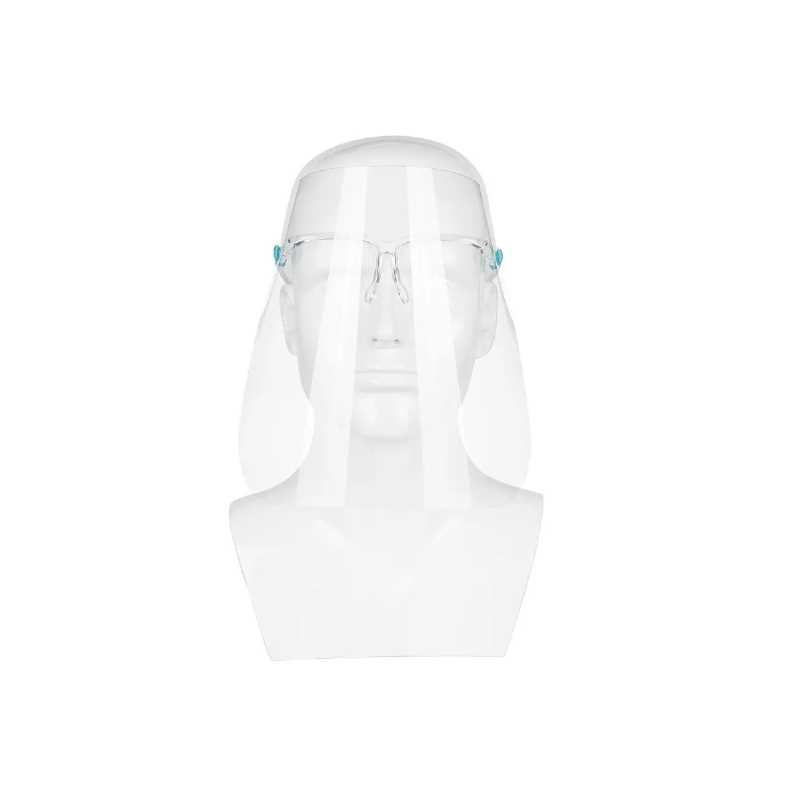 Careta facial soporte con lentes anti empañante cómoda y ligera  la mayor protección 