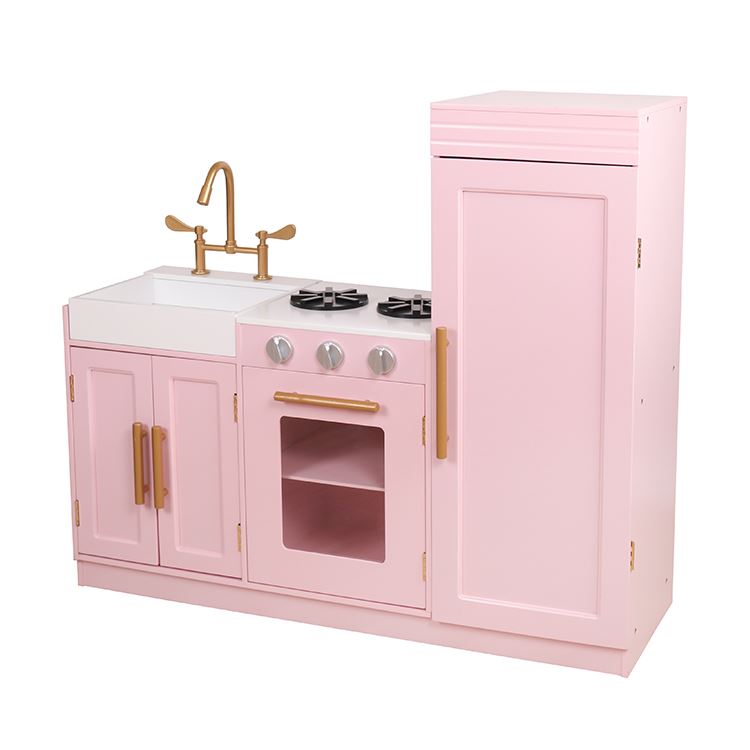 Cocinita de juguete para niños color rosa Modelo Victoria.