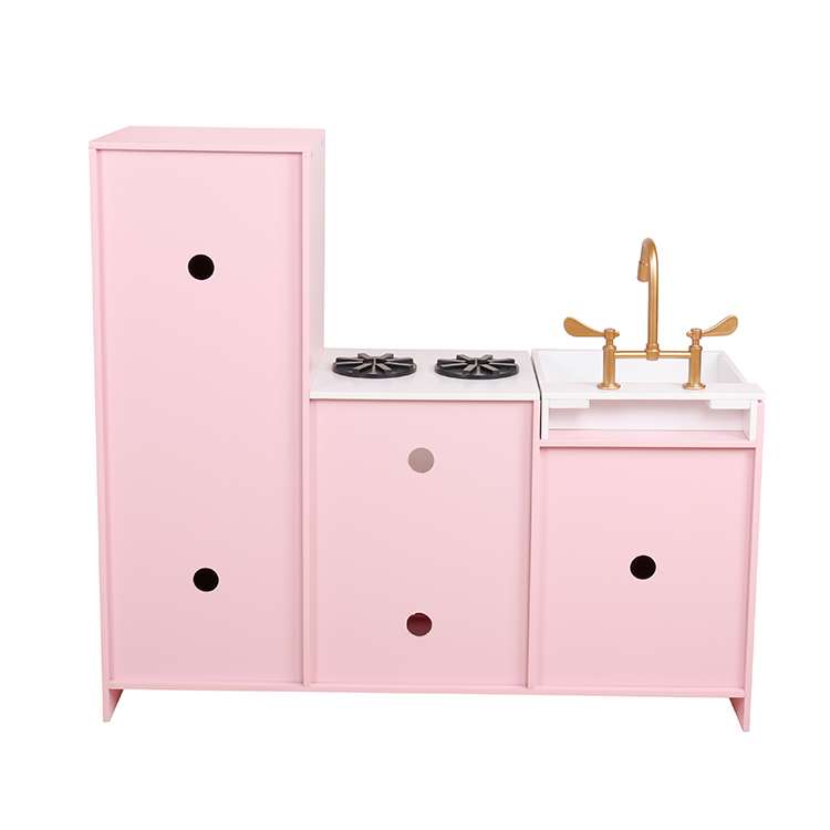 Cocinita de juguete para niños color rosa Modelo Victoria.