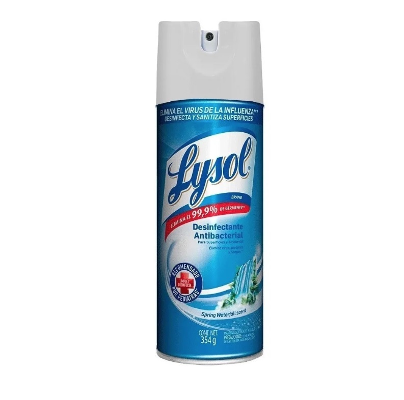 Lysol, Aerosol Desinfectante de Superficies y Ambiental Spring