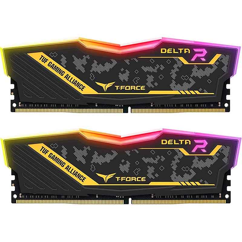 Memoria RAM DDR4 32GB 3200MHz TEAMGROUP DELTA TUF Gaming RGB 2x16GB TF9D432G3200HC16CDC01 