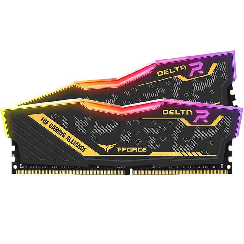 Memoria RAM DDR4 32GB 3200MHz TEAMGROUP DELTA TUF Gaming RGB 2x16GB TF9D432G3200HC16CDC01 