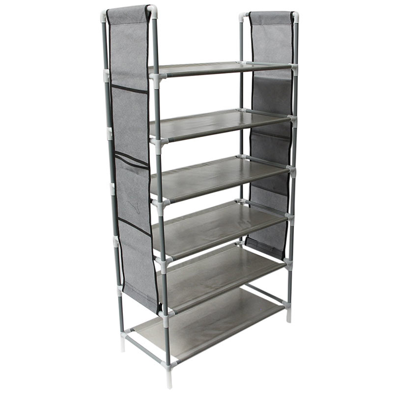 Rack Para Zapatos 36 Pares gris Rack&Pack Organizador Compartimentos