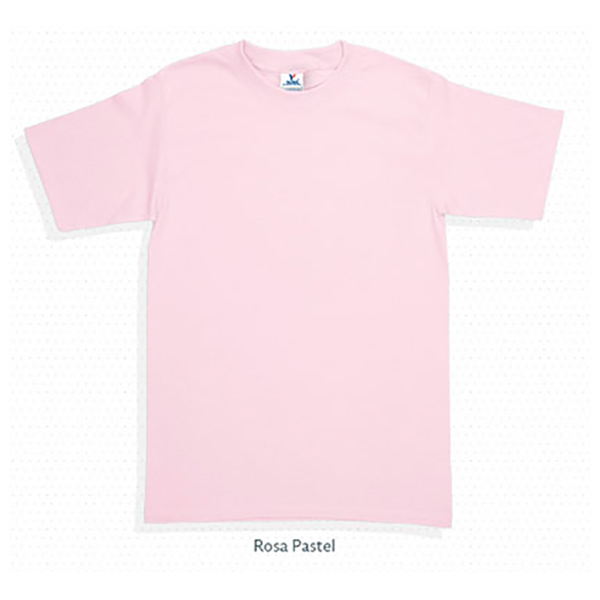 PLAYERA CABALLERO CUELLO RED M/C ROSA PASTEL TALLA GRANDE MOD. C0300