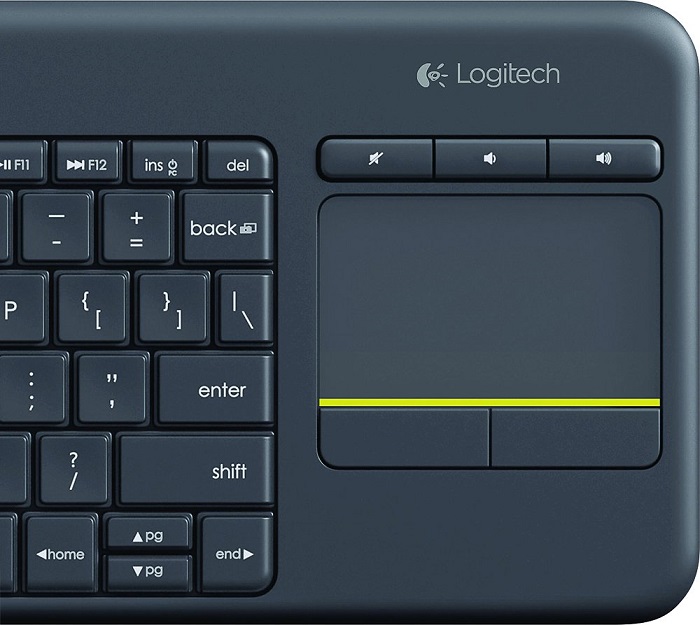 Teclado Logitech K400 Plus, WIFI, Touchpad, Win/Android 920-007123