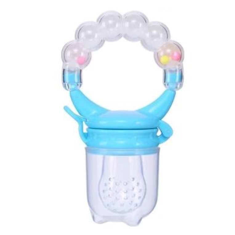 Chupón Sonaja Bebes Fruta, Alimentos Papilla Con Su Seguro 