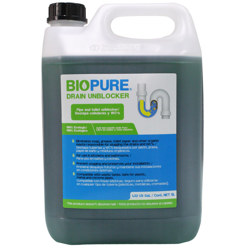 Biopure - Drain Unblocker - Destapacaños - 5L