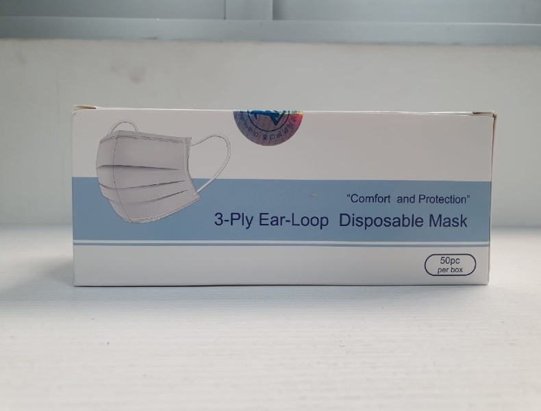 Tapabocas Cubrebocas 3 Capas Con Filtro Protector 50 Piezas