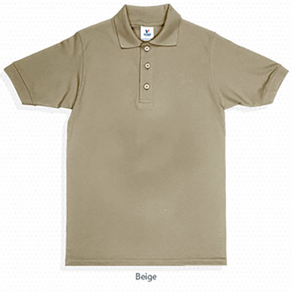PLAYERA TIPO POLO PIQUE CABALLERO YAZBEK BEIGE G C0500