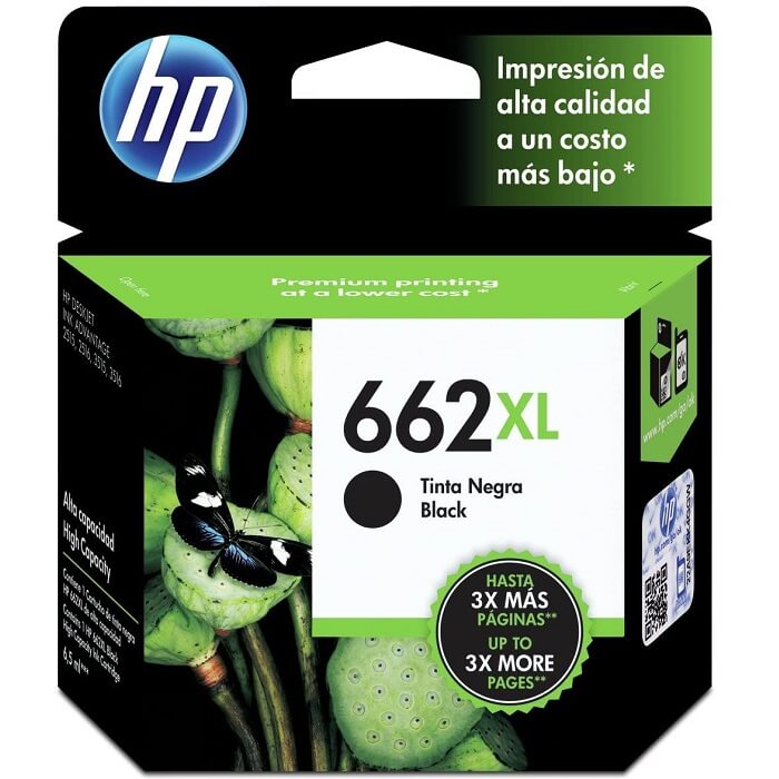 Cartucho HP Num 662XL Negro 6.5ML CZ105AL