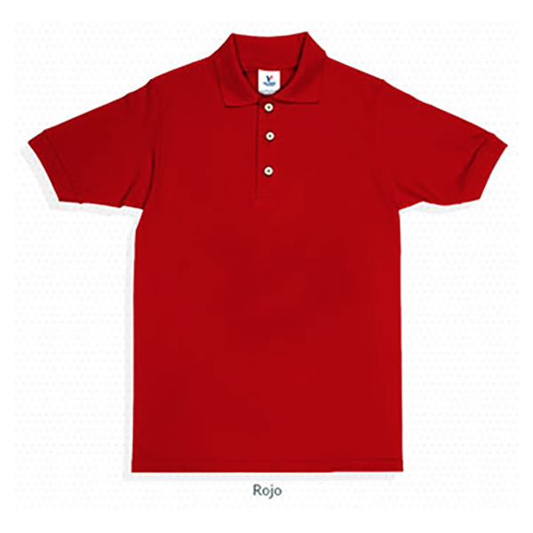 PLAYERA TIPO POLO  PIQUE CABALLERO YAZBEK ROJO M C0500