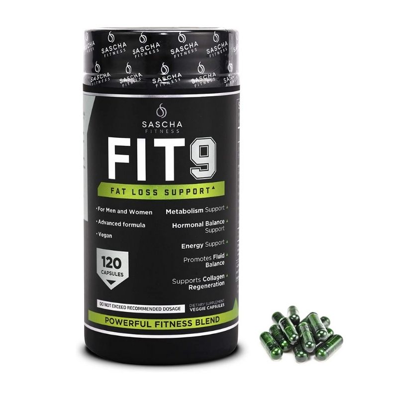 Suplemento Fit 9 Fat Loss Support 120 ct Sascha Fitness