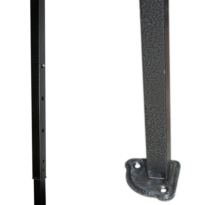 Carpa 3x3 Toldo Reforzado Plegable Impermeable Negro Jardin