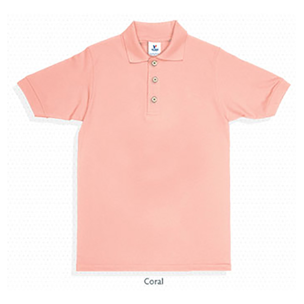 PLAYERA TIPO POLO  PIQUE CABALLERO YAZBEK CORAL S C0500