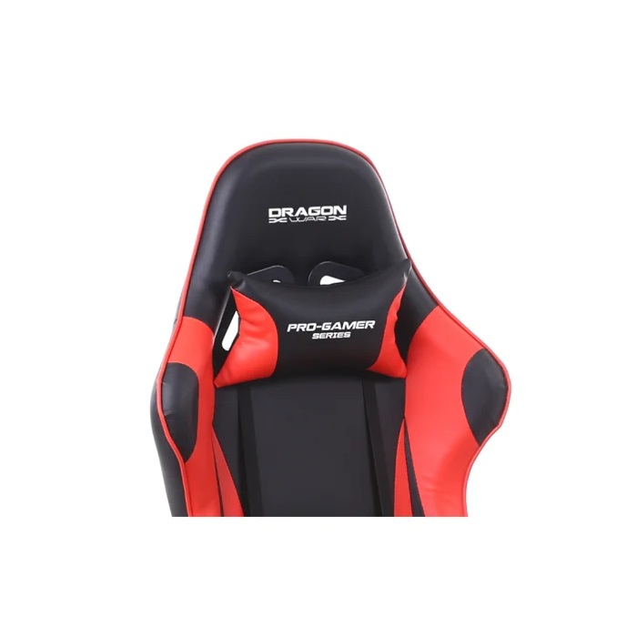 Silla Gamer Reclinable Nextep Dragón Xt Falkor Color Negro-Roja - Negro-Rojo