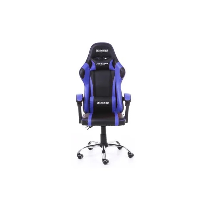 Silla Gamer Reclinable Nextep Dragón Xt Falkor Color Negro-Roja - Negro-Azul