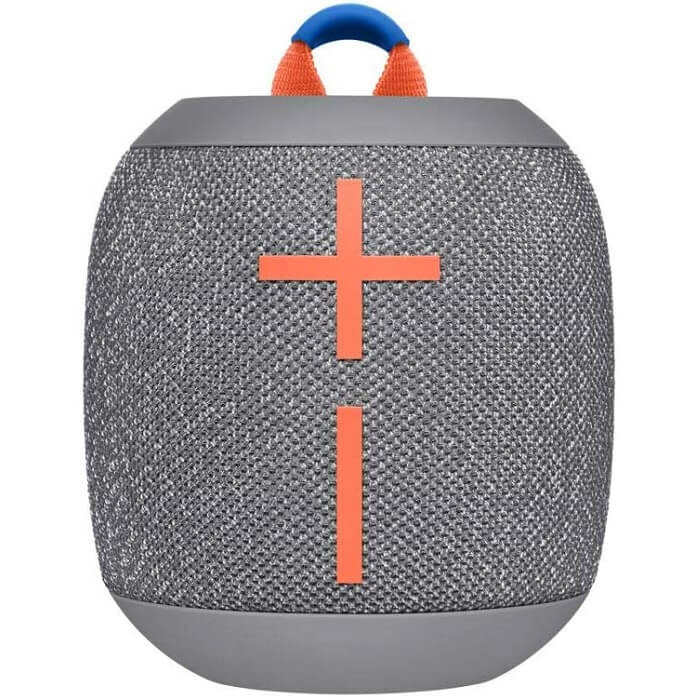 Bocina Logitech Ultimate Ears WONDERBOOM 2 CRUSHED ICE GREY Gris Bluetooth Recargable Contra Agua 984-001555