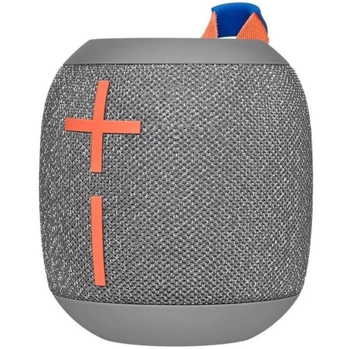 Bocina Logitech Ultimate Ears WONDERBOOM 2 CRUSHED ICE GREY Gris Bluetooth Recargable Contra Agua 984-001555