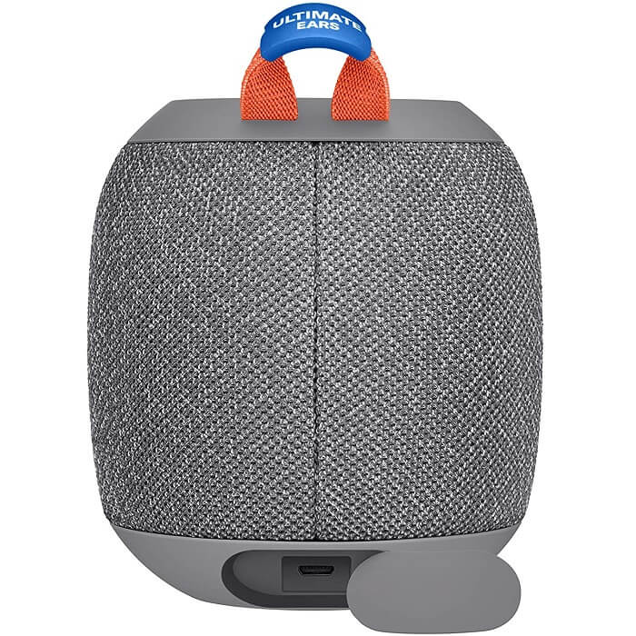 Bocina Logitech Ultimate Ears WONDERBOOM 2 CRUSHED ICE GREY Gris Bluetooth Recargable Contra Agua 984-001555