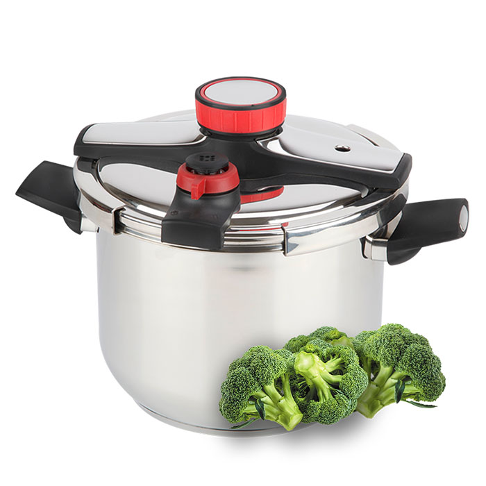 olla a presión 8 litros acero inoxidable