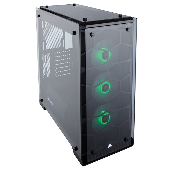 GABINETE CORSAIR CRYSTAL 570X RGB BK ATX USB 3.0 S/FTE (CC-9011098-WW)