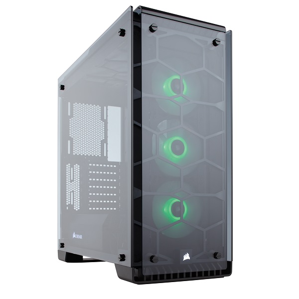 GABINETE CORSAIR CRYSTAL 570X RGB BK ATX USB 3.0 S/FTE (CC-9011098-WW)