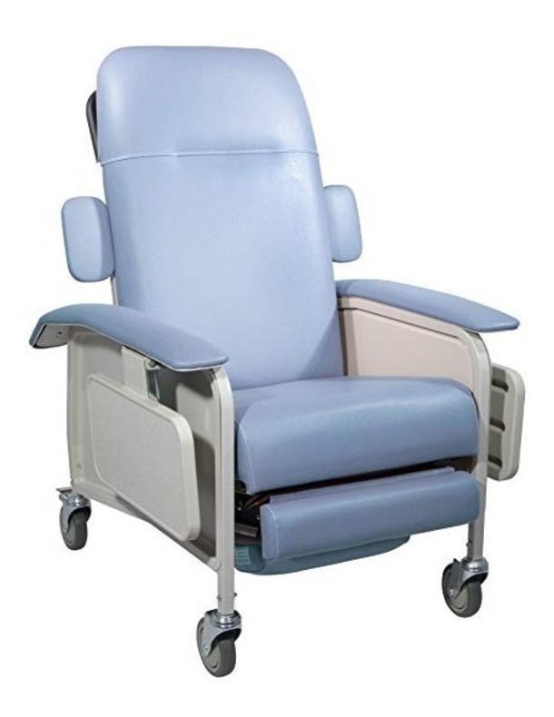 Sillón Para Hemodiálisis Con 2 Charolas Marca Drive Medical