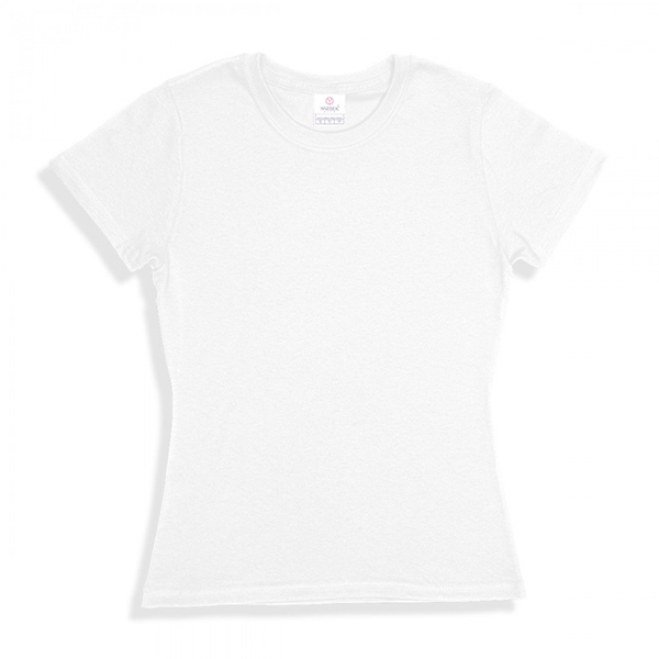 PLAYERA DAMA CUELLO RED M/C BLANCO 1G D0300