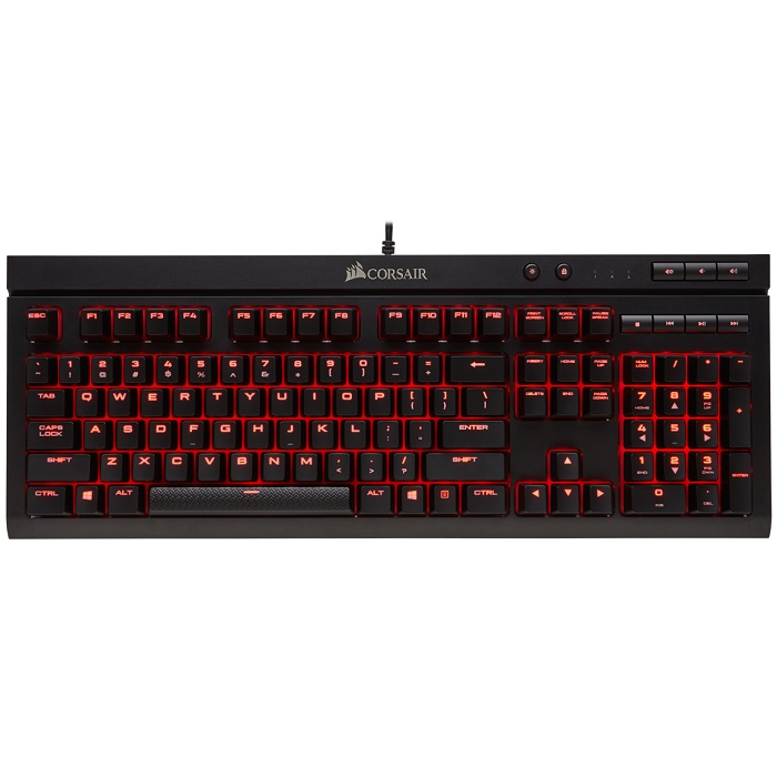 Teclado Corsair K68 Cherry MX Red Mecanico Gamer Español CH-9102020-SP
