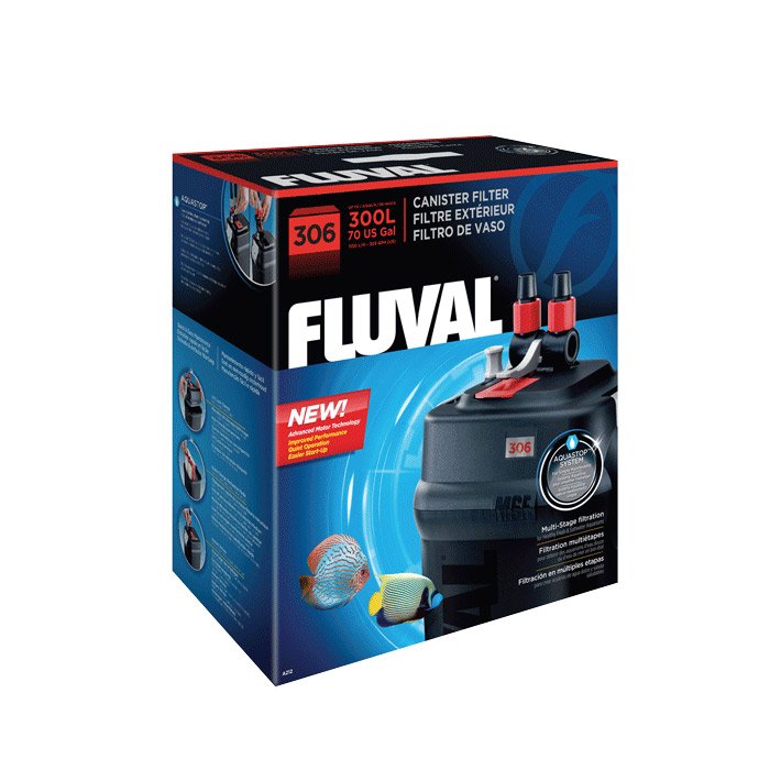 filtro fluval 306 para acuarios de 300 lt 