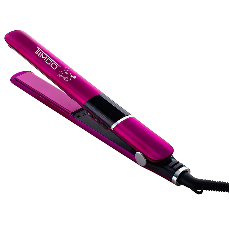 Plancha de Cabello Placas con infusion de Queratina Ceramica Timco PA-088