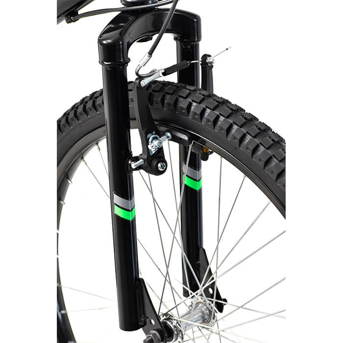 Bicicleta de Montaña Ghost Saw, Rodado 24, Negro-Verde 