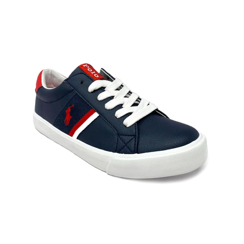 Tenis Polo Ralph Lauren Unisex Color Azul Marino De Agujetas