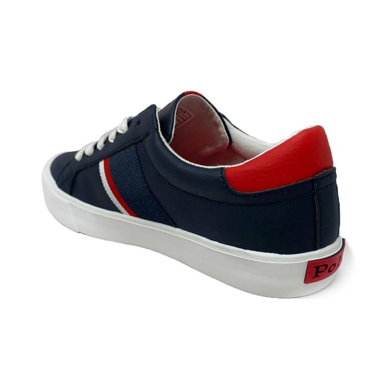 Tenis Polo Ralph Lauren Unisex Color Azul Marino De Agujetas