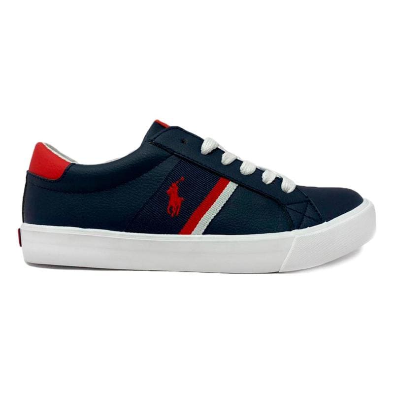 Tenis Polo Ralph Lauren Unisex Color Azul Marino De Agujetas
