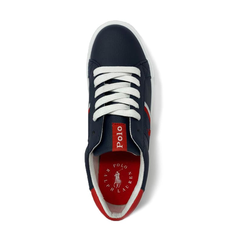 Tenis Polo Ralph Lauren Unisex Color Azul Marino De Agujetas