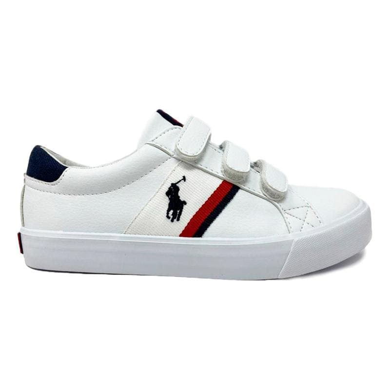 Tenis Polo Ralph Lauren Niño Color Azul Marino De Velcro